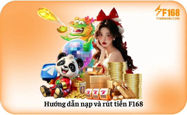Huong dan nap va rut tien F168 Hướng dẫn tạo và theo dõi lệnh nạp rút F168
